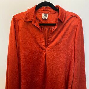 Relaxed Fit Crepe-like Blouse